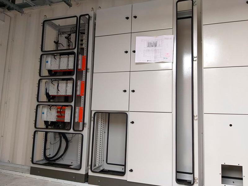 Módulos sala eléctrica